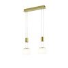 Trio Madison Hanglamp LED Messing, 2-lichts