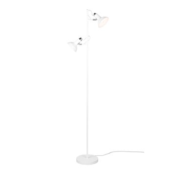 Trio Roxie Staande lamp Wit, 2-lichts