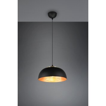 Reality Punch Hanglamp Zwart, 1-licht