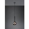 Trio Clayton Hanglamp Zwart, 1-licht