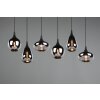 Trio Lumina Hanglamp Zwart, 6-lichts