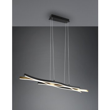 Trio Blaze Hanglamp LED Messing, 1-licht