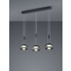 Trio Madison Hanglamp LED Zwart, 3-lichts