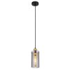 Globo FANNI Hanger Messing, Zwart, 1-licht