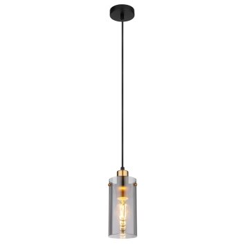 Globo FANNI Hanger Messing, Zwart, 1-licht