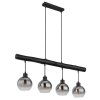 Globo MOITAS Hanger Zwart, 4-lichts