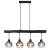 Globo MOITAS Hanger Zwart, 4-lichts