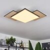 Barullu Plafondpaneel LED Hout licht, Zwart, Wit, 1-licht