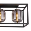 Globo BLACKY Plafondlamp Zwart, 3-lichts