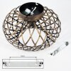 Oravi Plafondlamp Antiek, Goud, 1-licht