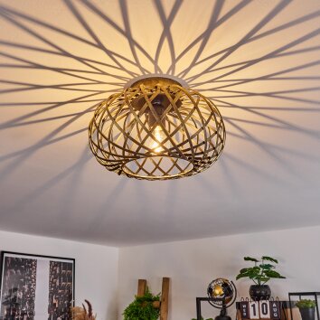 Oravi Plafondlamp Antiek, Goud, 1-licht