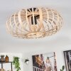 Oravi Plafondlamp Hout licht, 1-licht