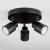 Nestavel Plafondlamp LED Zwart, 3-lichts