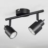 Nestavel Plafondlamp LED Zwart, 2-lichts