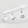 Lanrigan Plafondlamp LED Chroom, Wit, 3-lichts