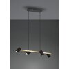 Trio Marley Hanglamp Zwart-Goud, 4-lichts