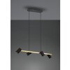 Trio Marley Hanglamp Zwart-Goud, 4-lichts