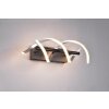 Trio Sequence Muurlamp LED Aluminium, Zwart, 1-licht