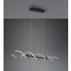 Trio Sequence Hanglamp LED Aluminium, Zwart, 1-licht