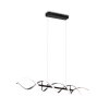 Trio Sequence Hanglamp LED Aluminium, Zwart, 1-licht