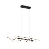 Trio Sequence Hanglamp LED Aluminium, Zwart, 1-licht