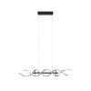 Trio Sequence Hanglamp LED Aluminium, Zwart, 1-licht