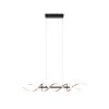 Trio Sequence Hanglamp LED Aluminium, Zwart, 1-licht