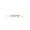 Trio Sequence Hanglamp LED Messing, Zwart, 1-licht