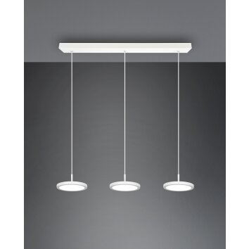 Trio Tray Hanglamp LED Wit, 3-lichts