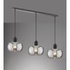 Fischer & Honsel Dima Hanglamp Zwart, 3-lichts