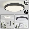 Subles Plafondlamp LED Zwart, Wit, 1-licht, Bewegingsmelder