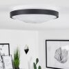 Subles Plafondlamp LED Zwart, Wit, 1-licht, Bewegingsmelder