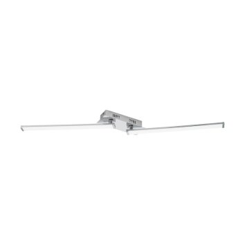 Eglo LASANA 2 Plafondlamp LED Chroom, 2-lichts