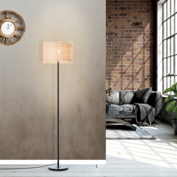 Brilliant Raffy Staande lamp Zwart, 1-licht