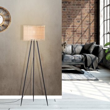 Brilliant Raffy Staande lamp Zwart, 1-licht