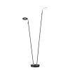 Fischer & Honsel Dent Staande lamp LED Zwart, 2-lichts