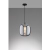 Fischer & Honsel Nayla Hanglamp Zwart, 1-licht