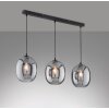 Fischer & Honsel Nayla Hanglamp Zwart, 3-lichts