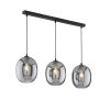 Fischer & Honsel Nayla Hanglamp Zwart, 3-lichts