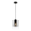 Fischer & Honsel Samu Hanglamp Zwart, 1-licht