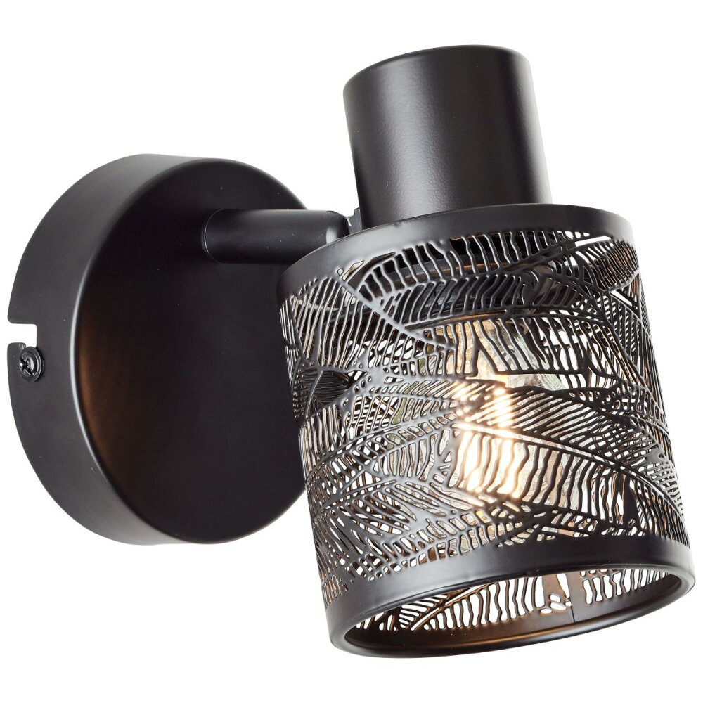 Brilliant Bano Muurlamp Zwart, 1-licht main product photo