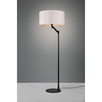 Trio Cassio Staande lamp Zwart, 1-licht