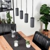 Javel Hanglamp Bruin, houtlook, 4-lichts