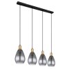 Globo FANNI Hanger Messing, Zwart, 4-lichts