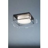 Fischer & Honsel Carre Plafondlamp Zwart, 3-lichts