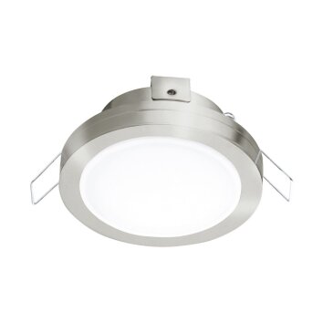 Eglo PINEDA 1 Inbouw muur/plafond verlichting LED Nikkel mat, 1-licht