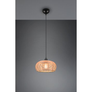 Trio Inga Hanger Zwart, 1-licht