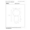 Lucide MARBOL Tafellamp Marmer kleur, Wit, 1-licht