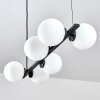 Rascoupet Hanglamp Zwart, 6-lichts