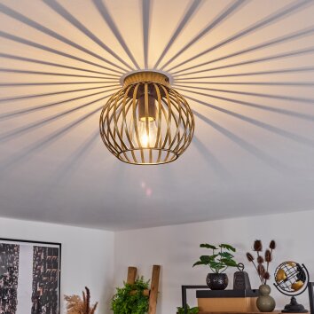 Oravi Plafondlamp Antiek, Goud, 1-licht